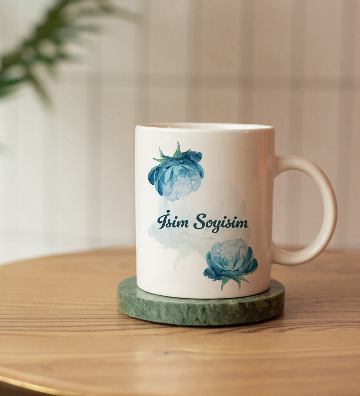 Yastık & Kupa & Mum Hediye Seti