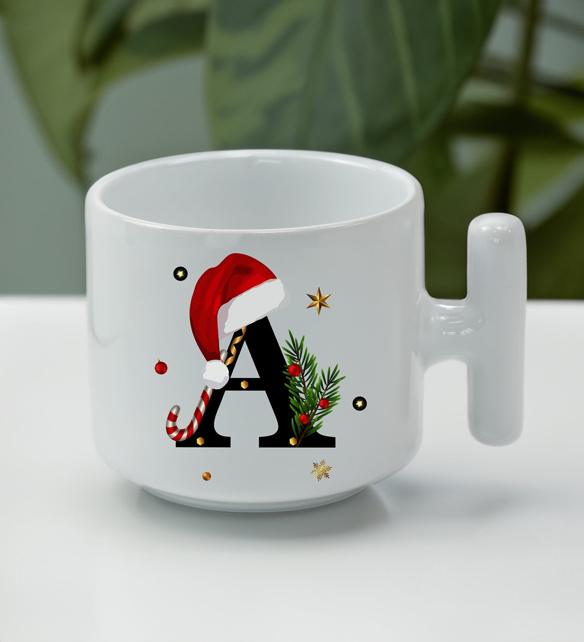 Yılbaşı Çorabı & Mum & T Kupa Hediye Seti