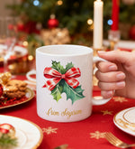 Kupa & Kolonya & Mum & Mini Çam Ağacı Sabun Yılbaşı Hediye Seti