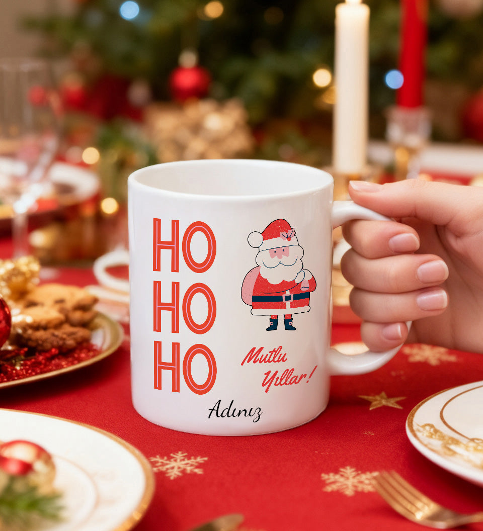 Yılbaşı Kolonya & Kupa & Bardak Altlığı & Mum Hediye Seti