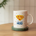 Baba Tasarım Yastık & Kupa & 13x13 cm Paspartu Çerçeve