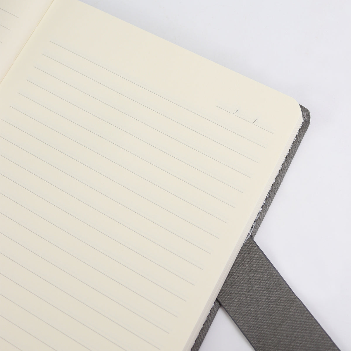 Mıknatıslı Gri Tarihsiz Defter