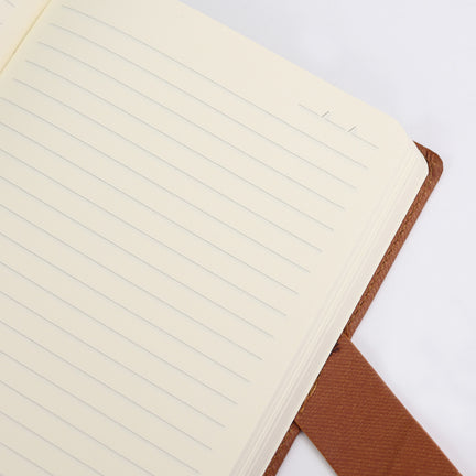Mıknatıslı Kahverengi Tarihsiz Defter