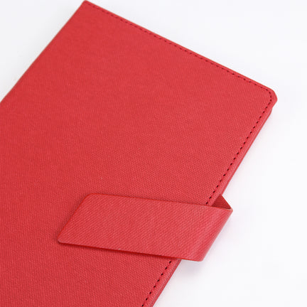 Mıknatıslı Kırmızı Tarihsiz Defter