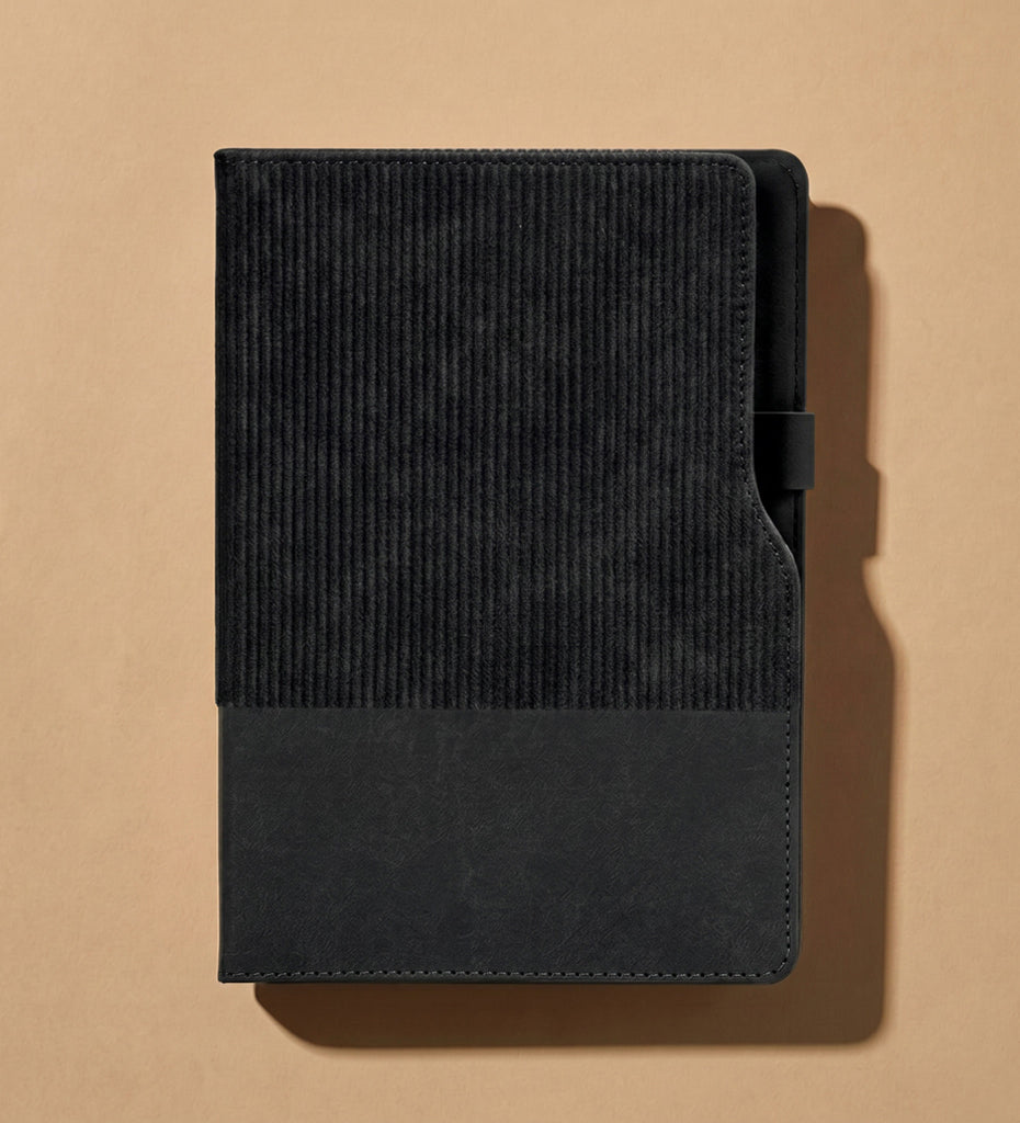Siyah Esnek Kapak Defter