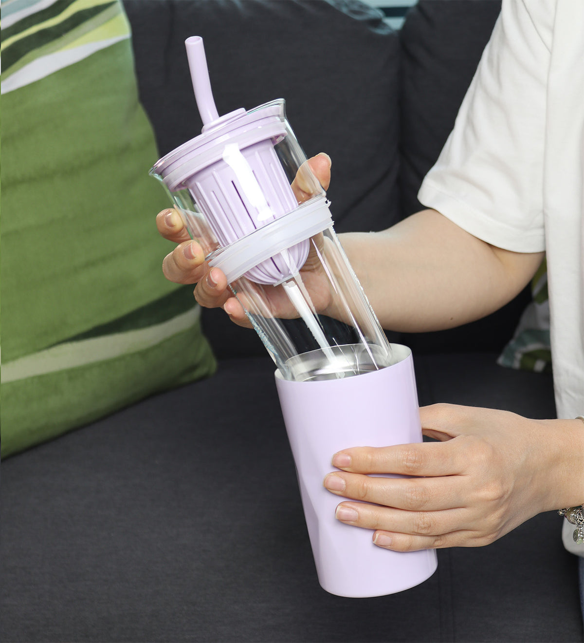 Cam Detox Pipetli Termos 650 ml