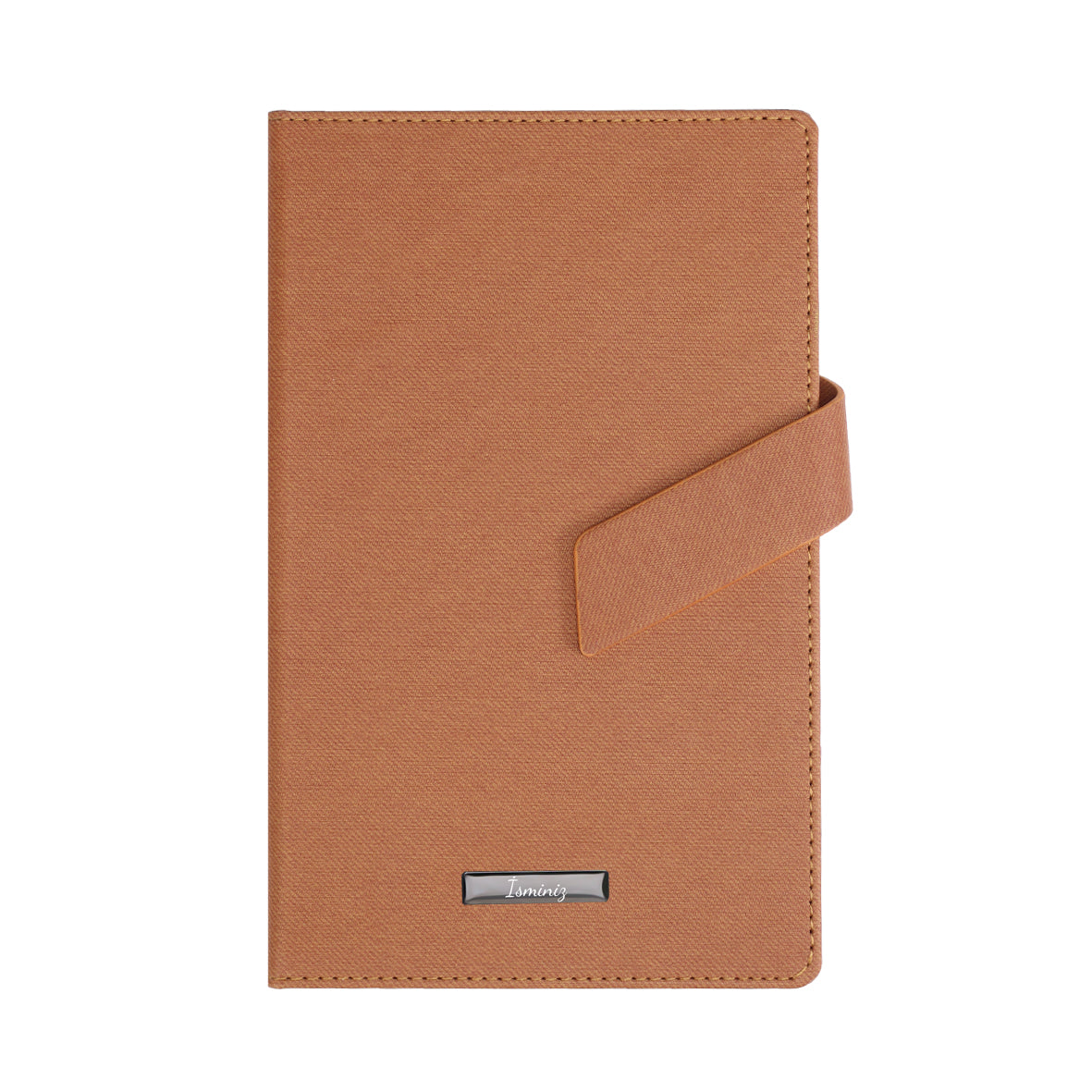 Mıknatıslı Kahverengi Tarihsiz Defter