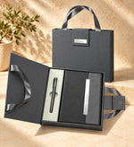 Gri Kutulu Premium Defter Kalem Seti