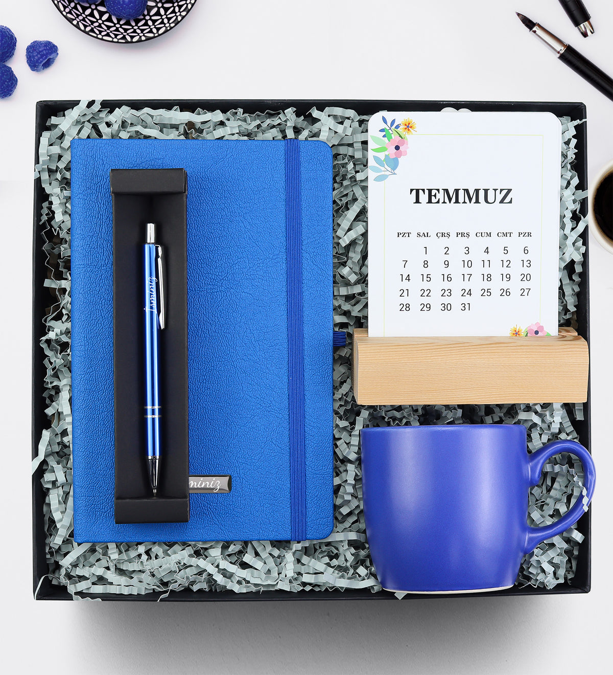 Defter & Kalem & Kupa & Takvim Hediye Seti