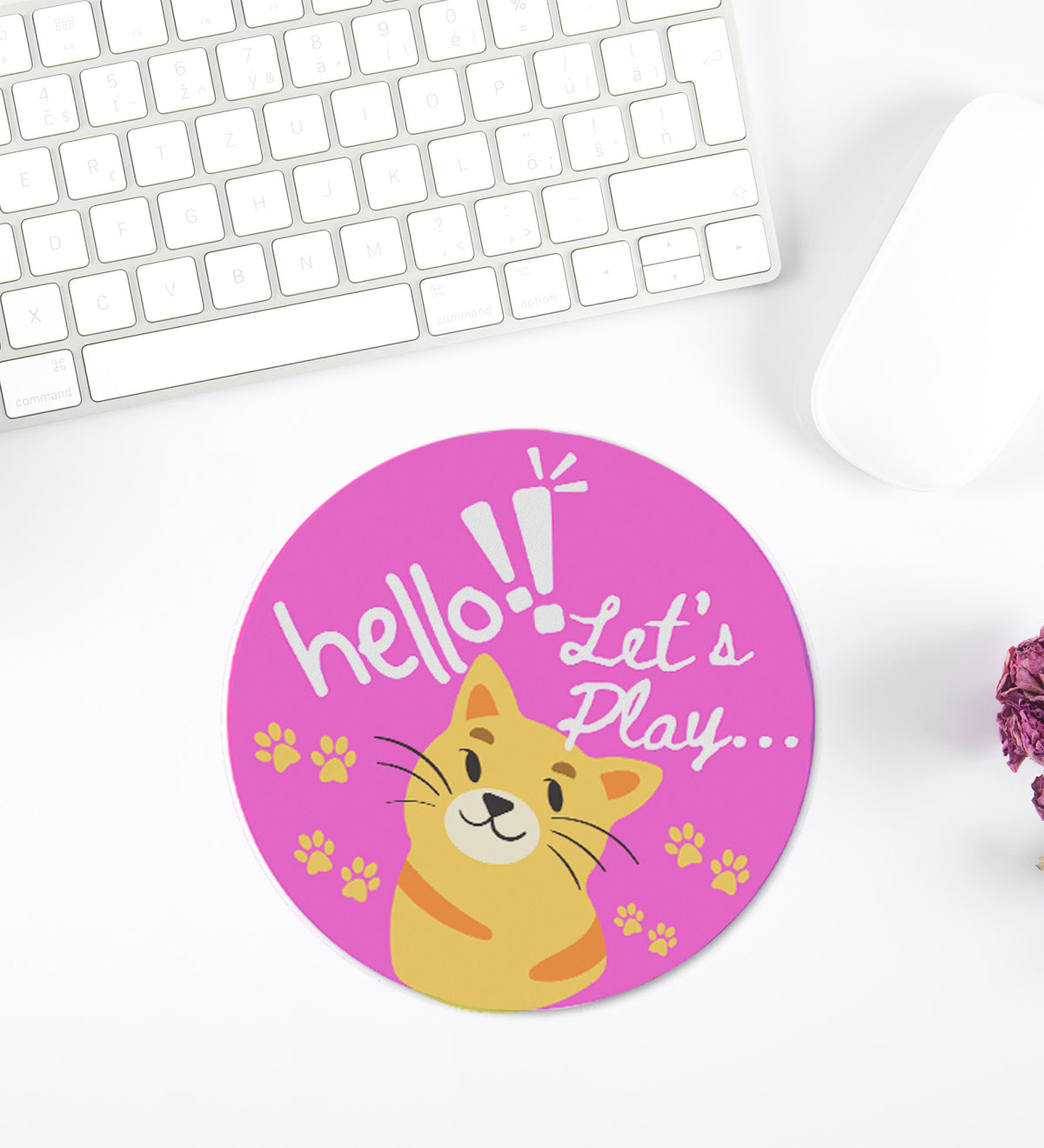 Kedi Yastık & Mousepad & Kupa & Dikişli Mini Not Defteri & Kalem Hediye Seti