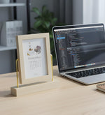 Çift Taraflı Ahşap Çerçeve 19x17cm