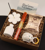 Papatya Tütsülük & Vazo Biblo & Tütsü & El Yapımı Kupa & Mehmet Efendi Türk Kahvesi Hediye Seti