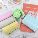 Eyüp Sabri Tuncer El ve Vücut Kremi & Peştemal & Lotus Mum & Metal Kutulu Mum & Trendmiya Japon Kiraz Çiçeği Kolonyası Hediye Seti