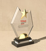 Yıldızlı Kristal Plaket