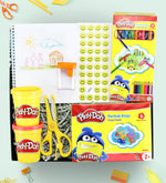 Resim Defteri & 12'li Boya Kalemi & Play-Doh Parmak Boya & Sticker & 2'li Oyun Hamuru & Makas & Kalemtraş Hediye Seti