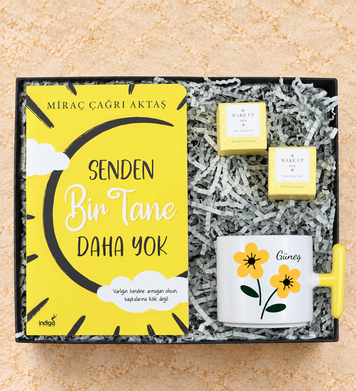 Senden Bir Tane Daha Yok Kitabı & Bitki Çayı & T Kupa Hediye Seti