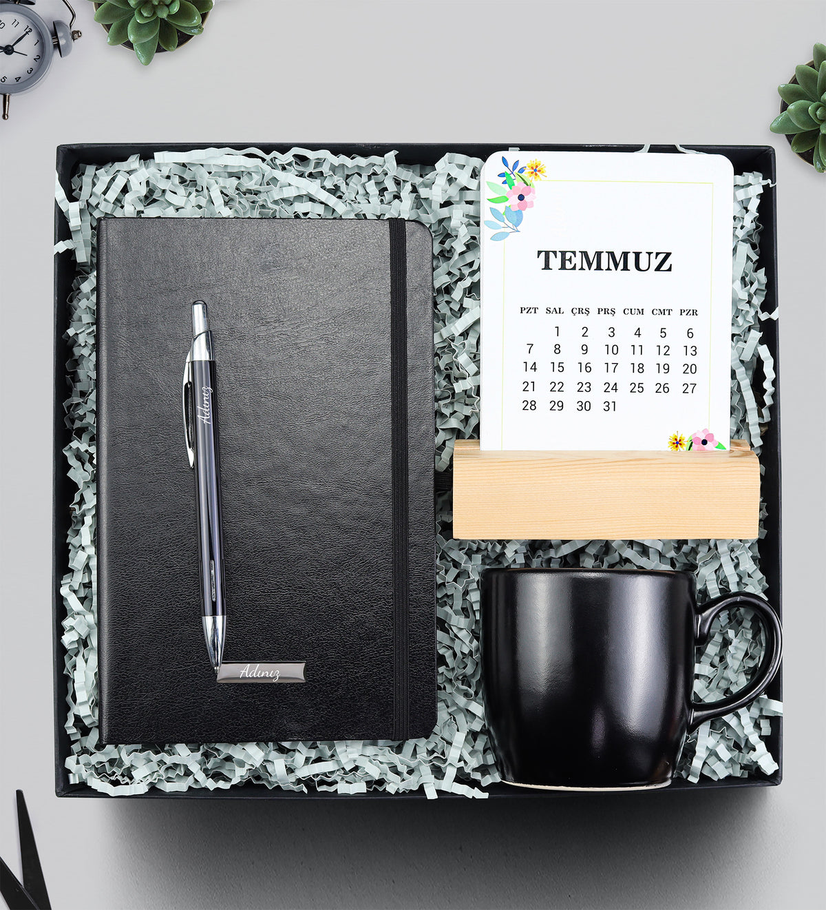 Defter & Kalem & Takvim & Kupa Hediye Seti