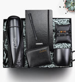 Çantalı Termos & Defter & Kalem & 2'li Kaplan Gözü Bileklik & Cüzdan & Kupa Hediye Seti