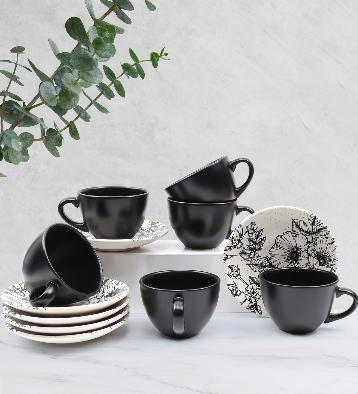 6'lı Çay ve Kahve Fincanı Takımı