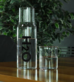 Bitki Çayı & Siyah Çay Fincanı & H2O Başucu Sürahisi & Bademli Kurabiye & Sukulent Hediye Seti