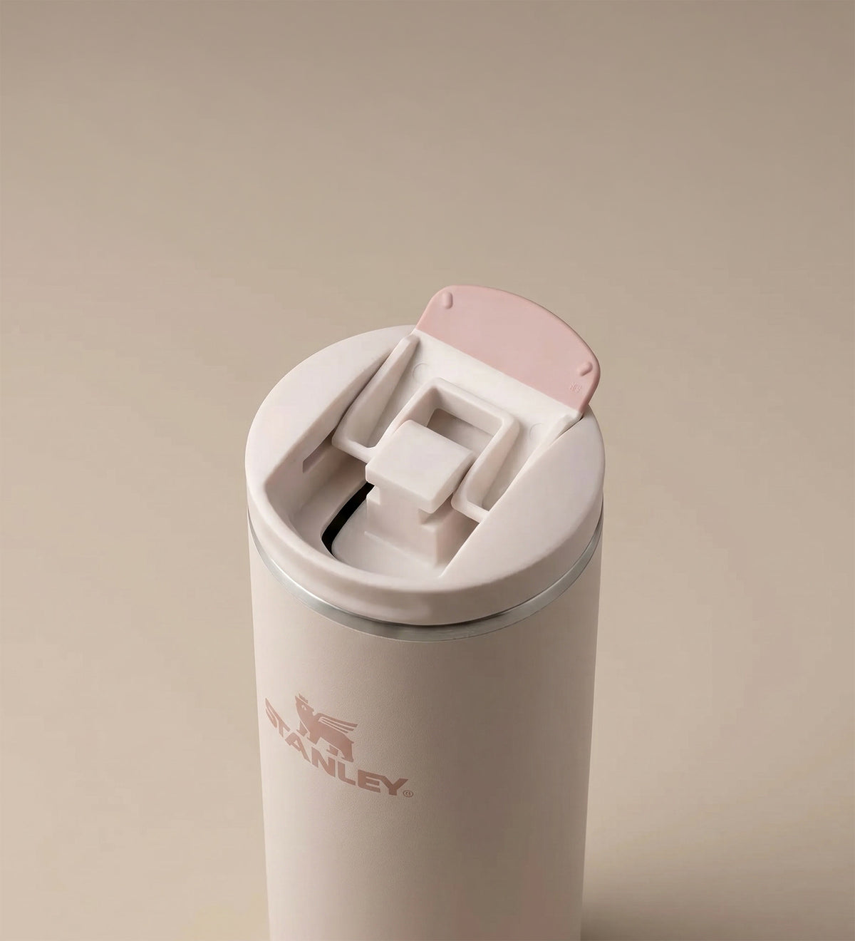 Kişiye Özel The Transit Fliptop Mug Stanley Termos 0.47 L Rose Quartz