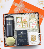 0,35 L Stanley & Premium Madlen Çikolata & Alerya Premium Filtre Kahve & Kupa & 100ml Kolonya & Metal Kutulu Mum Doğum Günü Hediye Seti