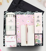 Stanley & Defter & Kalem & Dikişli Mini Not Defteri & Rebul Kolonya & Mum Hediye Seti