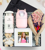 Stanley & Hava Nemlendiricisi & Paspartu Çerçeve & Ayıcık Anahtarlık & Buket Çiçek Hediye Seti