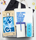 SuCo & Çanta & 2'li Not Defteri & Kalem & Rebul Kolonya Hediye Seti