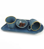 Mavi Türk Kahvesi Sunum Seti