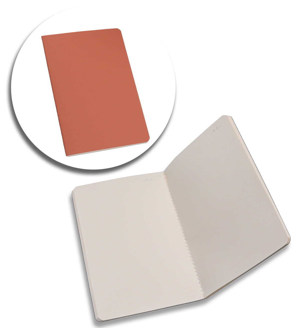 Turuncu Çiçekli Kutusunda Kişiye Özel Rose Tükenmez Kalem & Dikişli Mini Not Defteri & Çubuk Tütsü & Turuncu Türk Kahvesi Fincanı & Kabak Lifli Sabun & Kraft Kutulu Mum