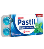 Bitki Çayı & Pastil & Lacivert Porselen Kupa & Godiva Çikolata Hediye Seti