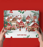 Premium Çikolata & French Press & Pomellos Yılbaşı Kolonya & Mum & Mutlu Yıllar Kupa & Alerya Premium Yılbaşı Kahve Hediye Seti