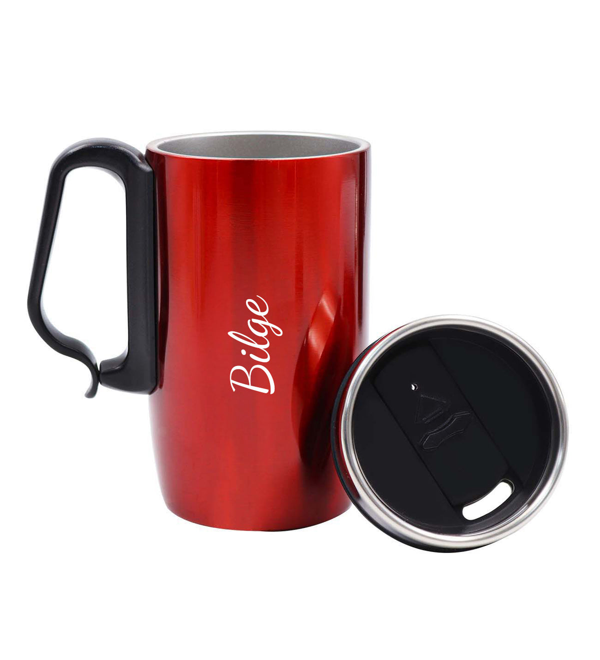 Kırmızı Defter & Kırmızı Touchpen & Kulplu Bardak Termos & 3'lü Ayıcık Buketi Hediye Seti