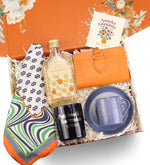 Kadın Cüzdan & Porselen Fincan & Kolonya & Rakle Mum & Fular Hediye Seti