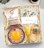 Turuncu Tasarım Kahve Fincanı Hediye Seti