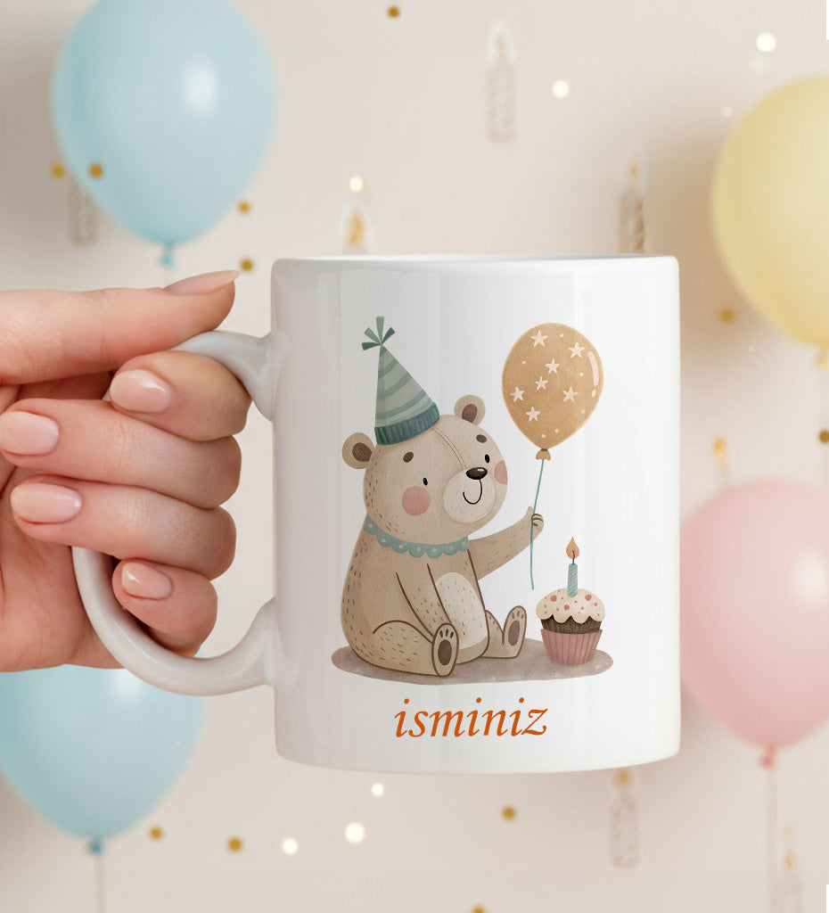 Peluş Ayıcık & Kupa & Mum & Filtre Kahve Hediye Kutusu