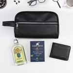 Filtre Kahve & Tıraş Kolonyası & Suni Deri Cüzdan & Suni Deri Erkek El Çantası Hediye Seti