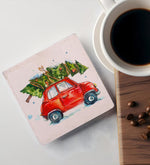 Yılbaşına Özel Kış Çayı & Demleme Aparatı & Kupa & Bardak Altlığı & Mum Hediye Seti