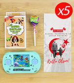 Halka Geçirme Oyunu & Mini Hafıza Kart Oyunu & Lolipop Mini Hediye Seti (5 Adet)