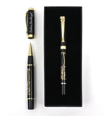 Besmele Kabartmalı Roller Kalem & Fetih Zırh Ayetel Kürsi Biblo Hediye Seti