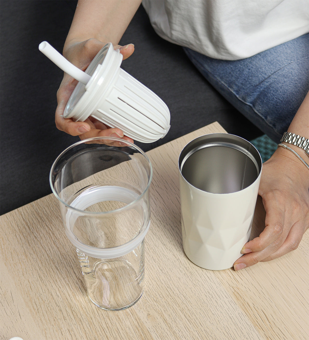 Cam Detox Pipetli Termos 650 ml