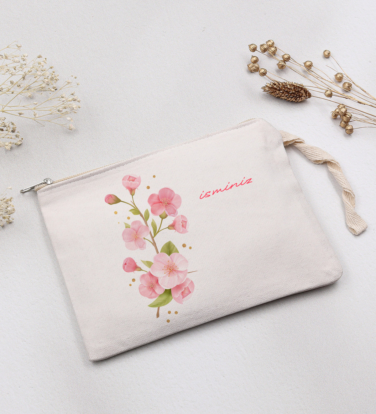 Kişiye Özel Bez Çanta & Thalia Sabun & Ayna Hediye Seti