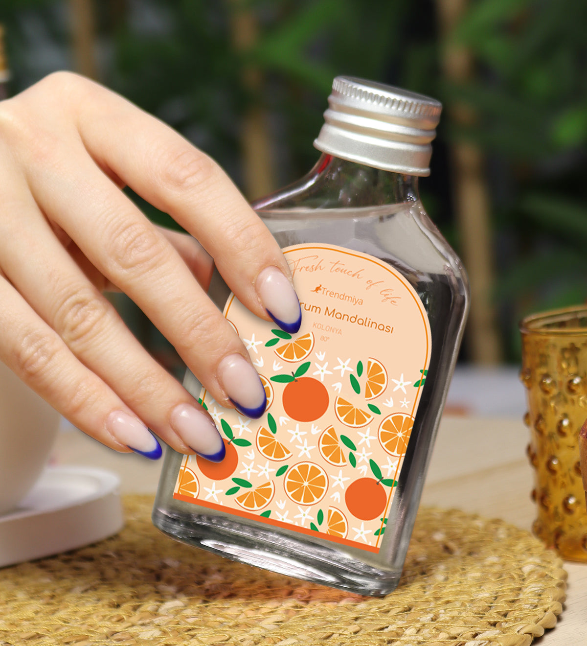 Kupa & Karaf & Mum & Filtre Kahve & 100ml Kolonya Premium Hediye Seti