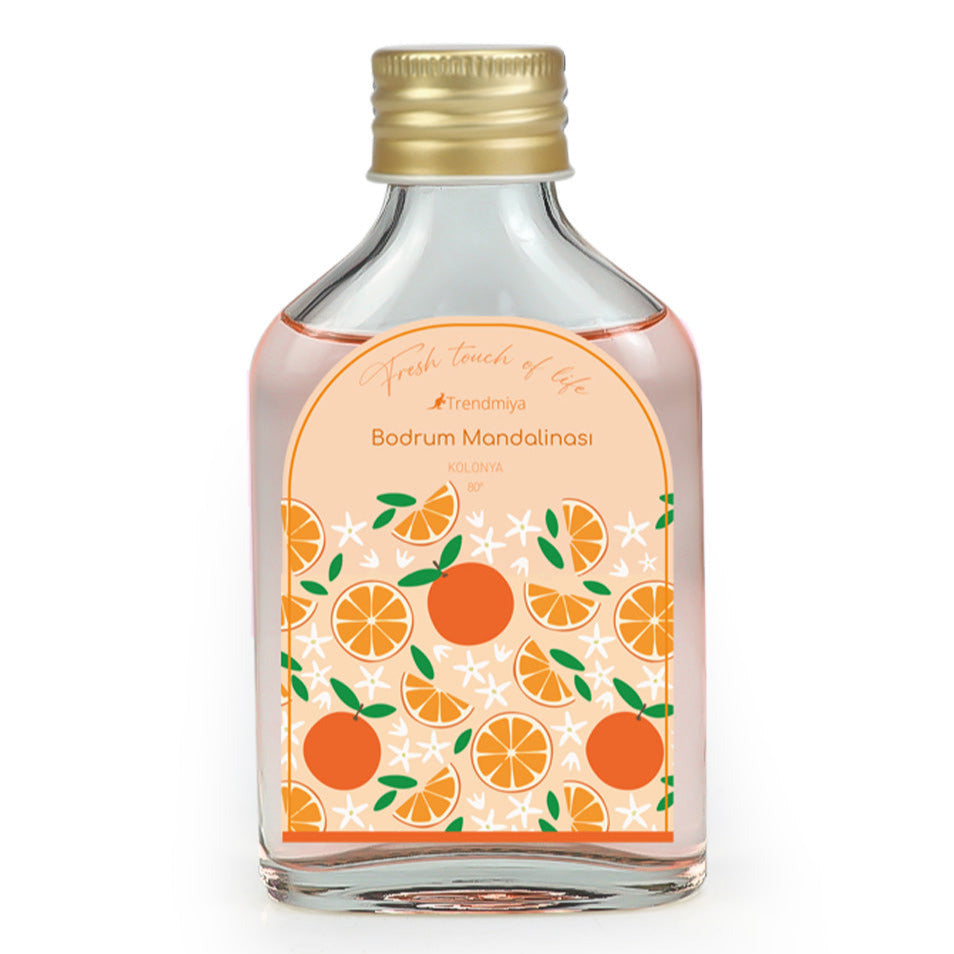 Godiva Napoliten Çikolata & 200 ml Bodrum Mandalina Kolonya & Lacivert Porselen Kupa