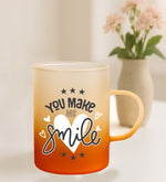 Buzlu Turuncu Kupa & Bitki Çayı & Bademli Kurabiye Hediye Seti