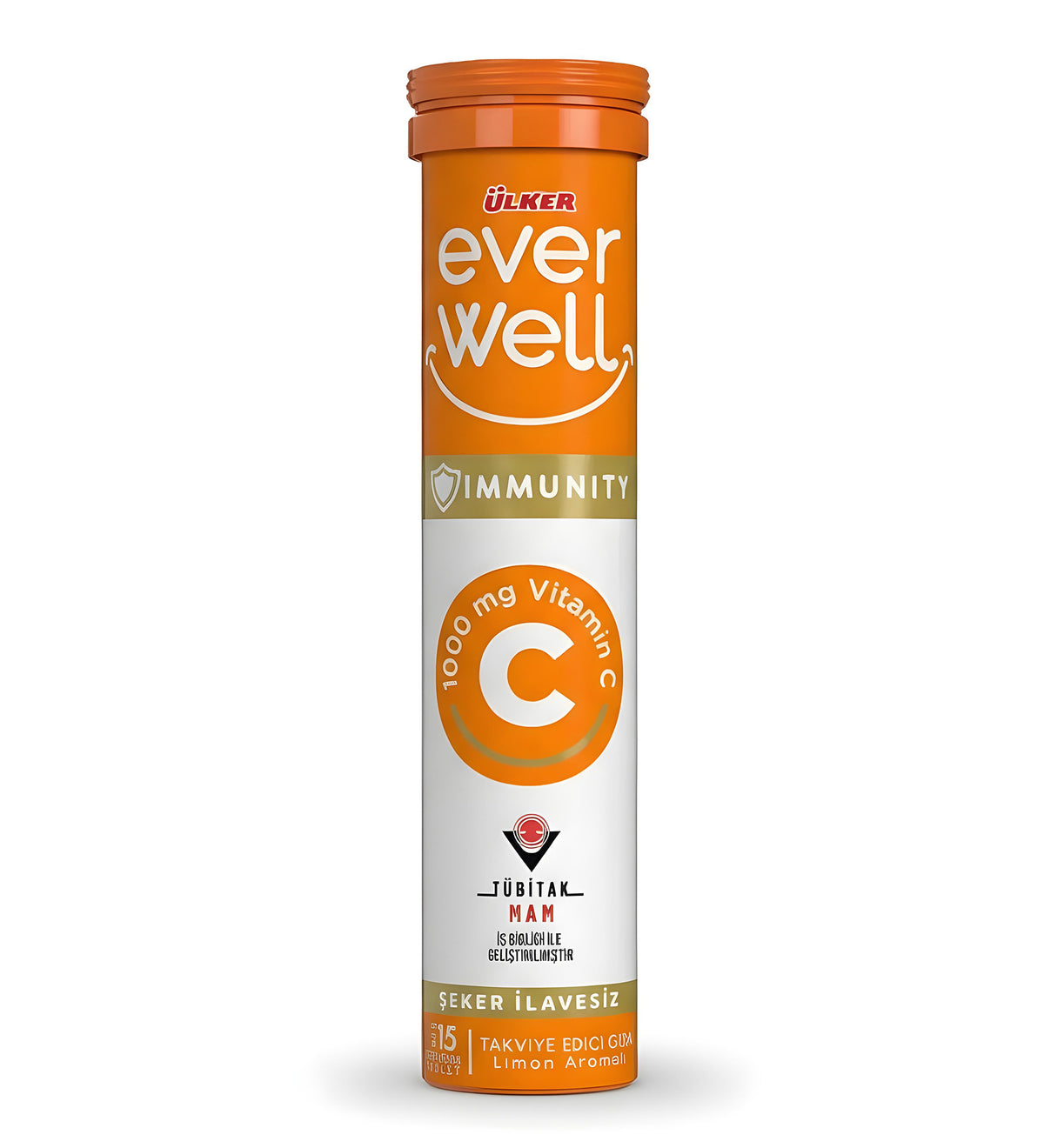 Ülker Everwell C Vitamini &Eyüp Sabri Tuncer 150ml Mandalina Kolonyası & Beta Tea Portakal Çiçeği Bitki Çayı & Ülker Pastil Hediye Seti
