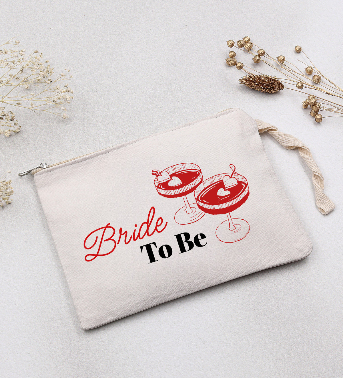 Bride Ham Bez Çanta & Lotus Mum & Saten Toka & Peri Ayna Hediyelik Set