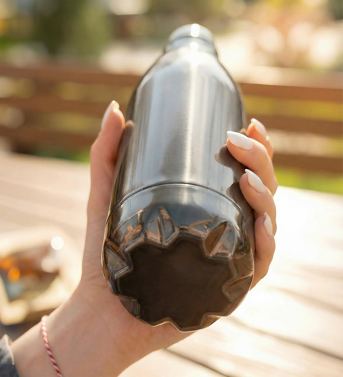 Spor Çelik Termos 500ml Gümüş