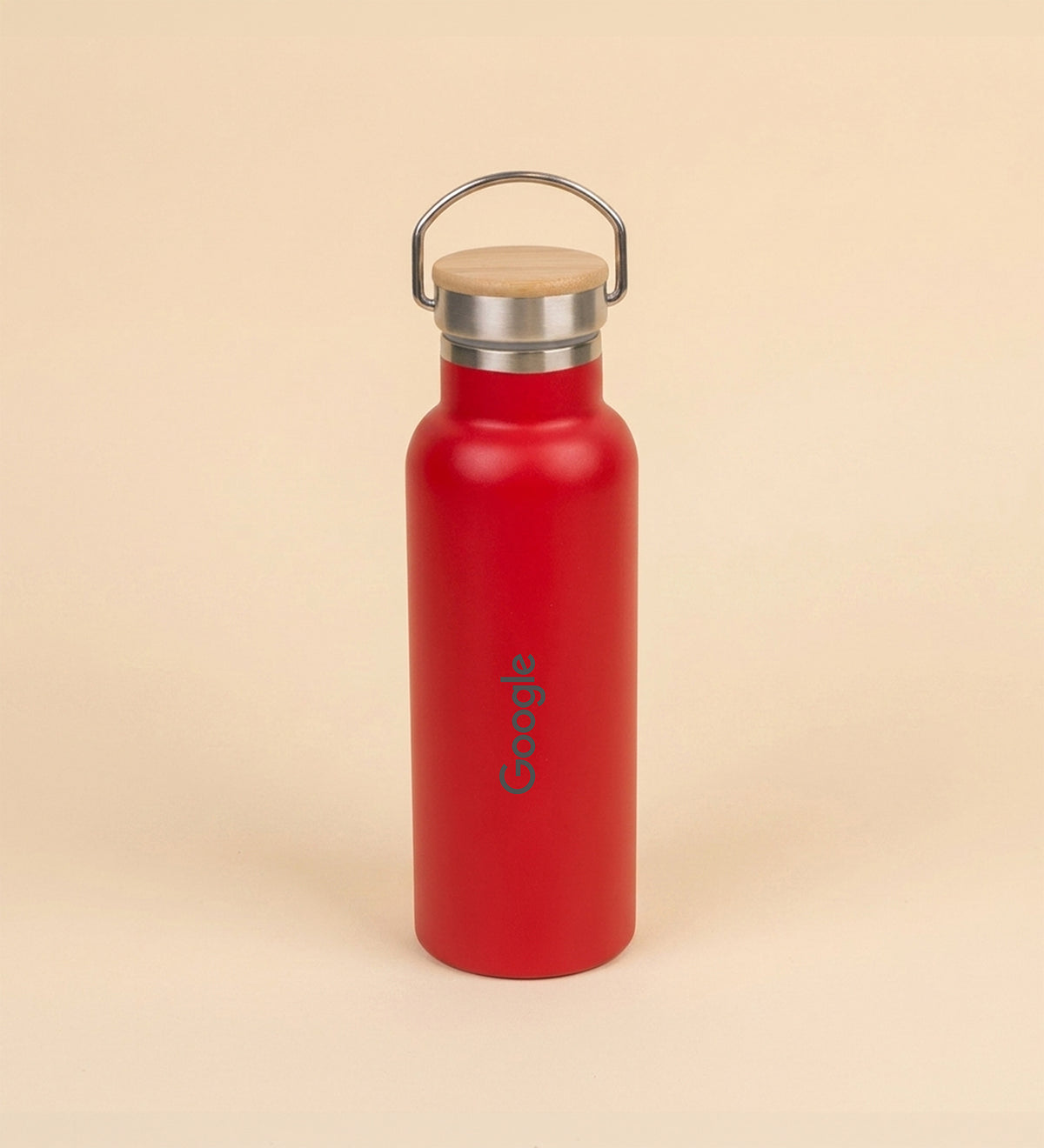 Bambu Kapak Çelik Termos 600ML